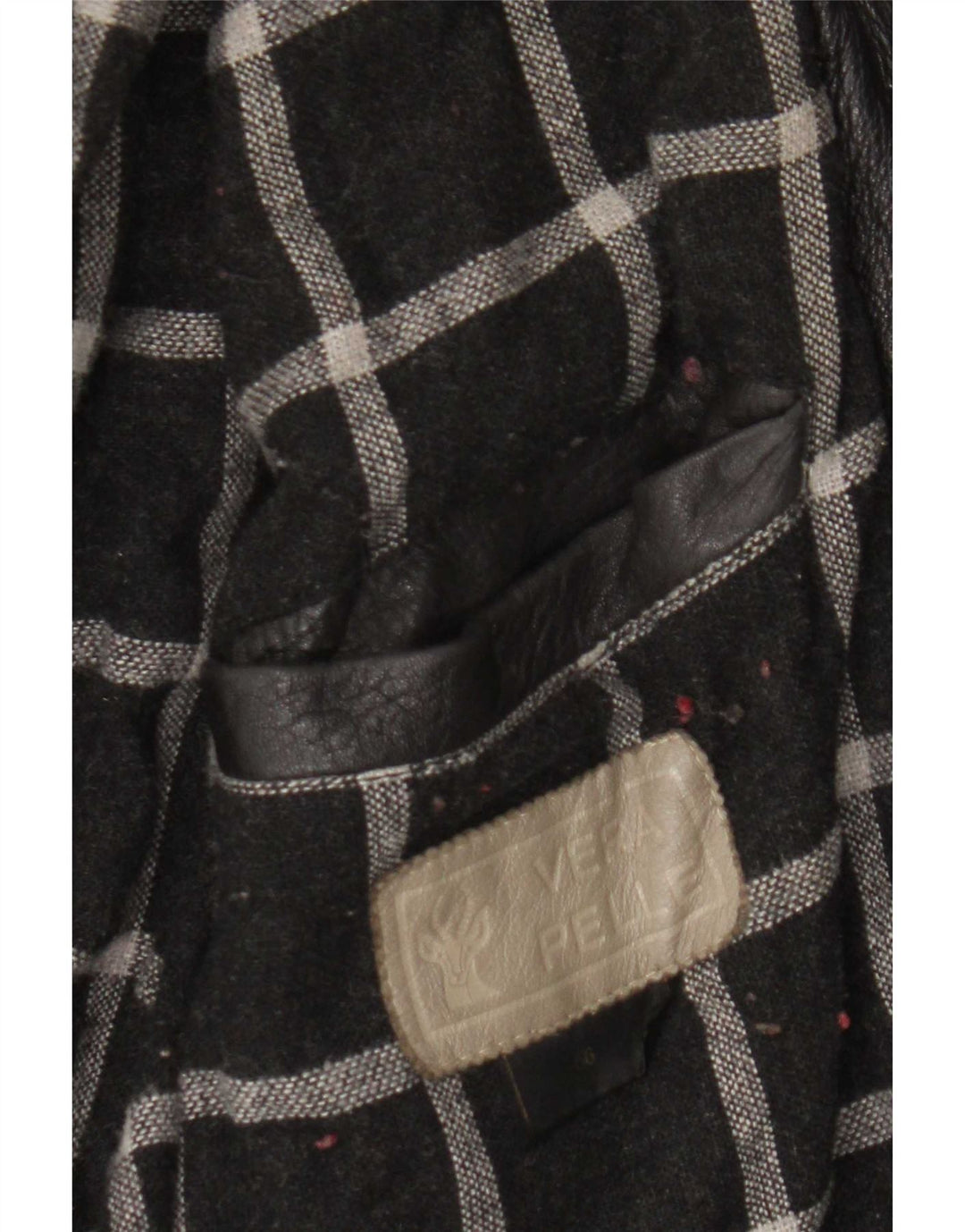 Vintage muška kožna jakna IT 56 3XL crna koža
