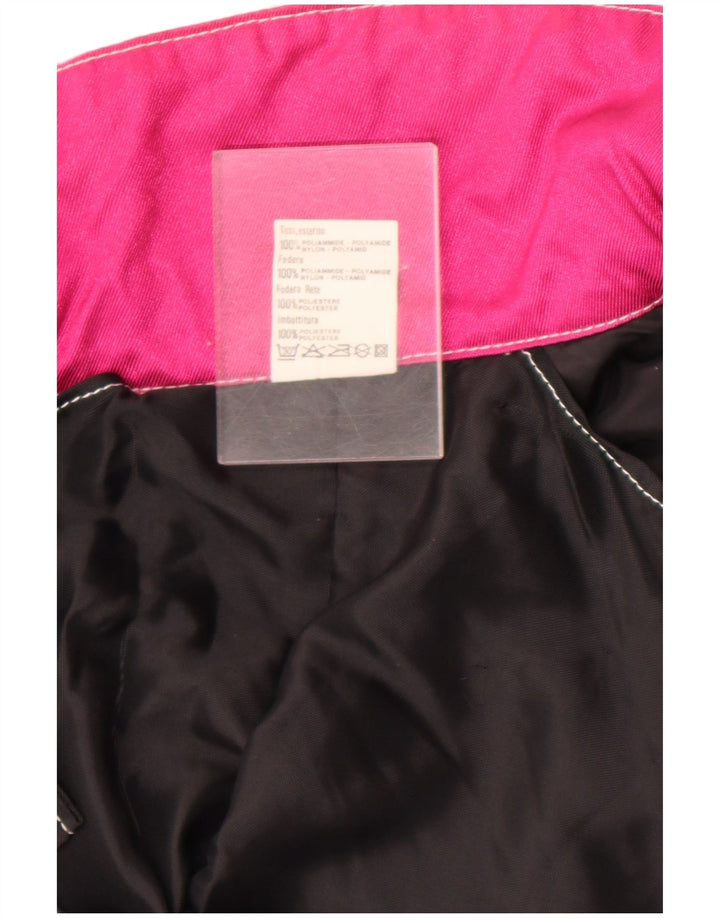 Vintage muška pomoćna jakna UK 42 XL ružičasti poliamid u blokovima boja