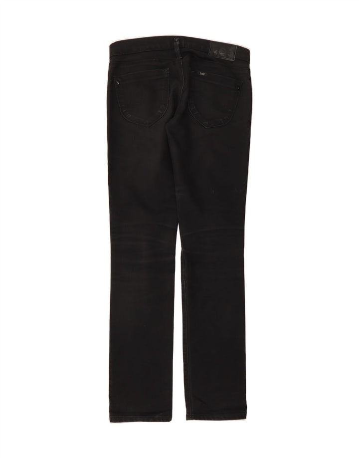 LEE Womens Lynn Straight Jeans W28 L35  Black Cotton Vintage Lee and Second-Hand Lee from Messina Hembry 