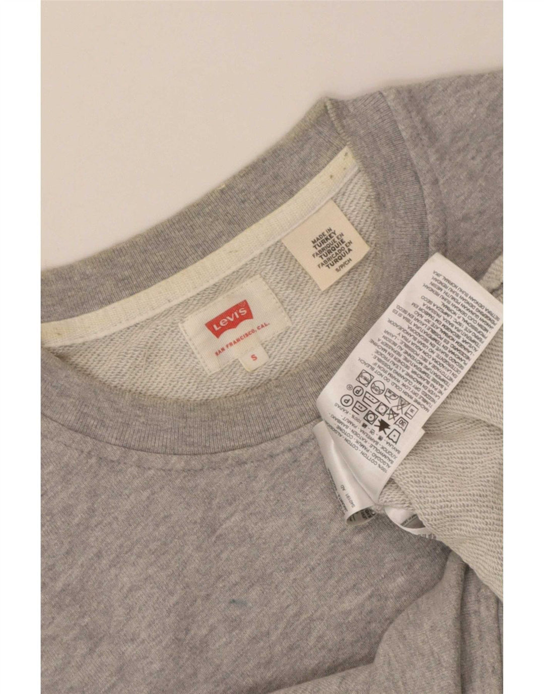 Levi's muška majica s kratkim rukavima, mali sivi flekasti pamuk