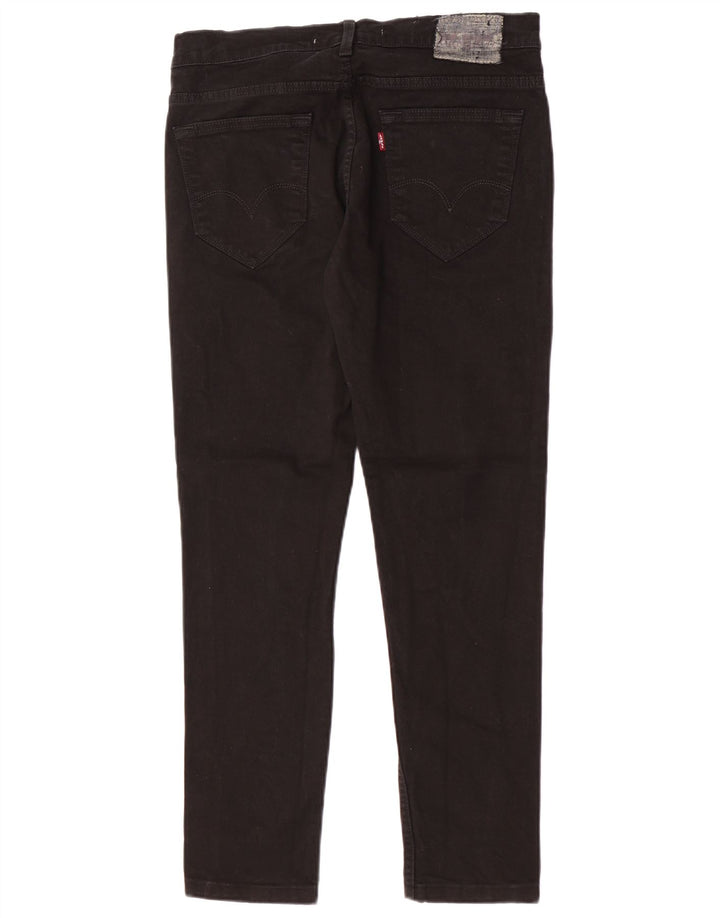 Levi's muške 519 uske traperice W33 L30 crni pamuk
