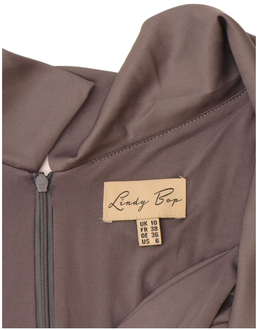 LINDY BOP Ženski kombinezon bez rukava UK 10 Mali sivi poliester