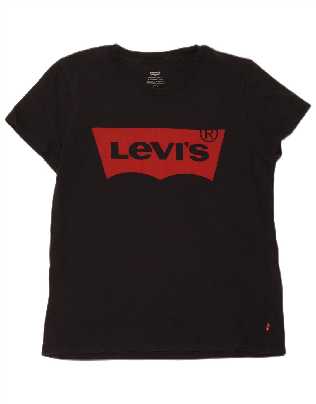 Levi's muška majica s grafičkim motivima, mala crna