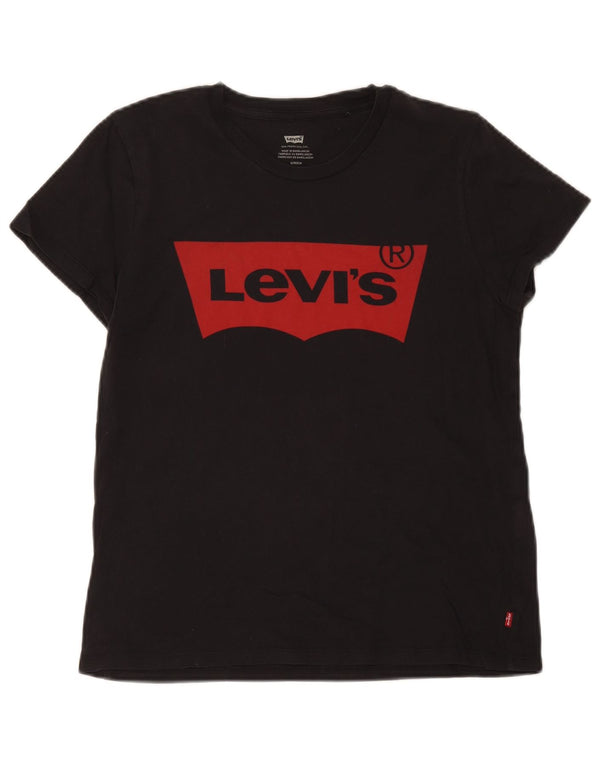 Levi's muška majica s grafičkim motivima, mala crna