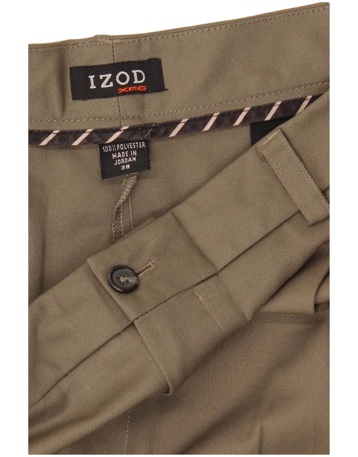 Izod muške chino kratke hlače W38 XL kaki poliester