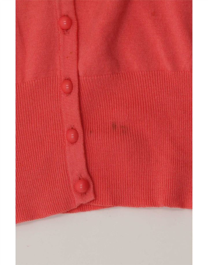 Marks & Spencer ženski kardigan pulover UK 10 Small Pink