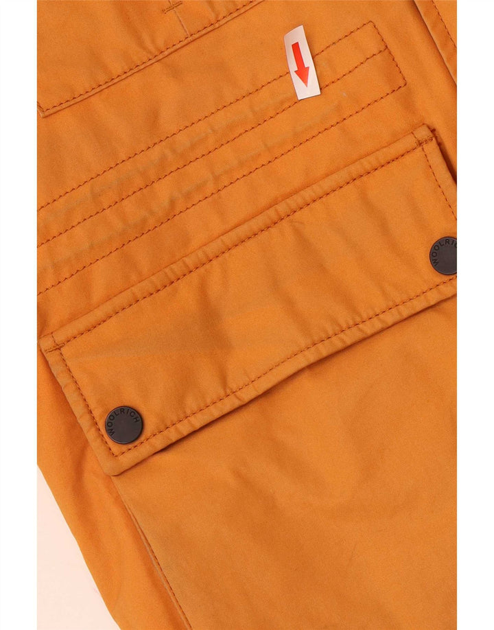 Woolrich muška pomoćna jakna s kapuljačom UK 38, srednje narančasti pamuk