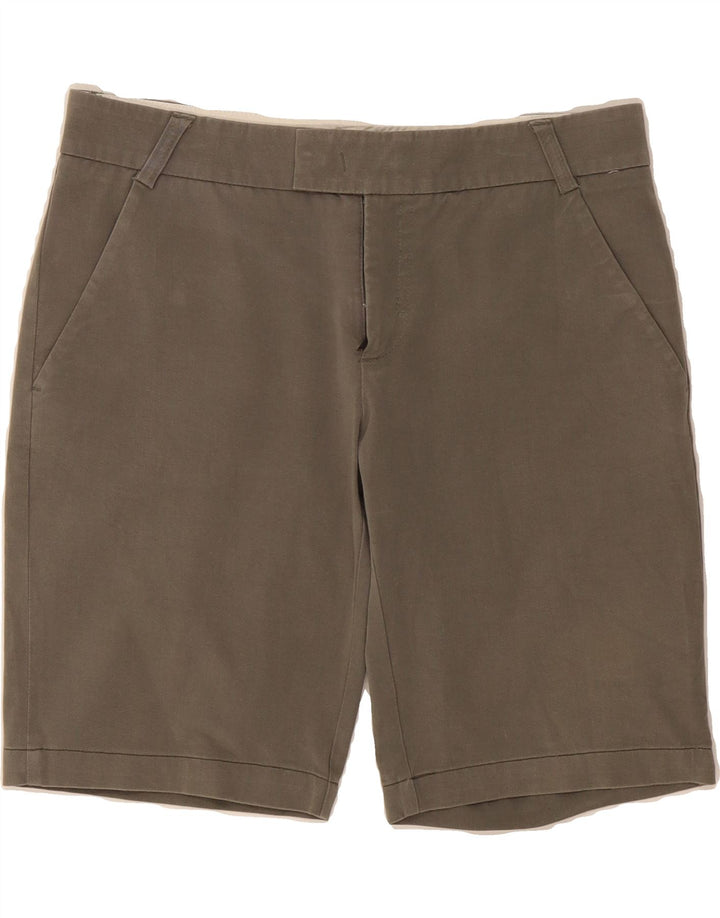 STEFANEL Womens Chino Shorts EU 38 Medium W30  Grey Cotton Vintage Stefanel and Second-Hand Stefanel from Messina Hembry 