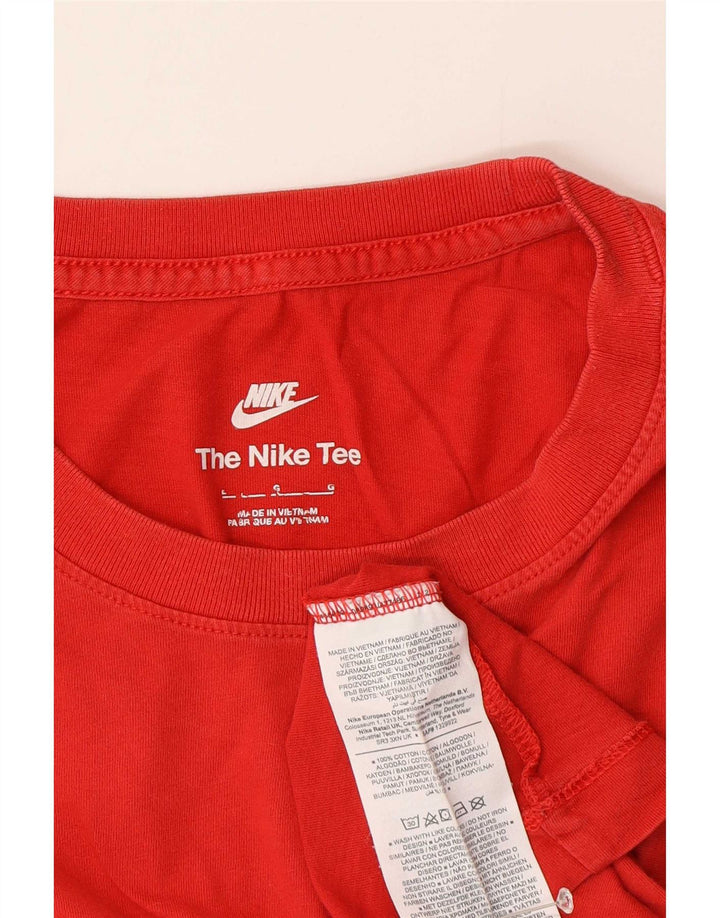 Nike muška majica kratkih rukava velika crvena pamuk