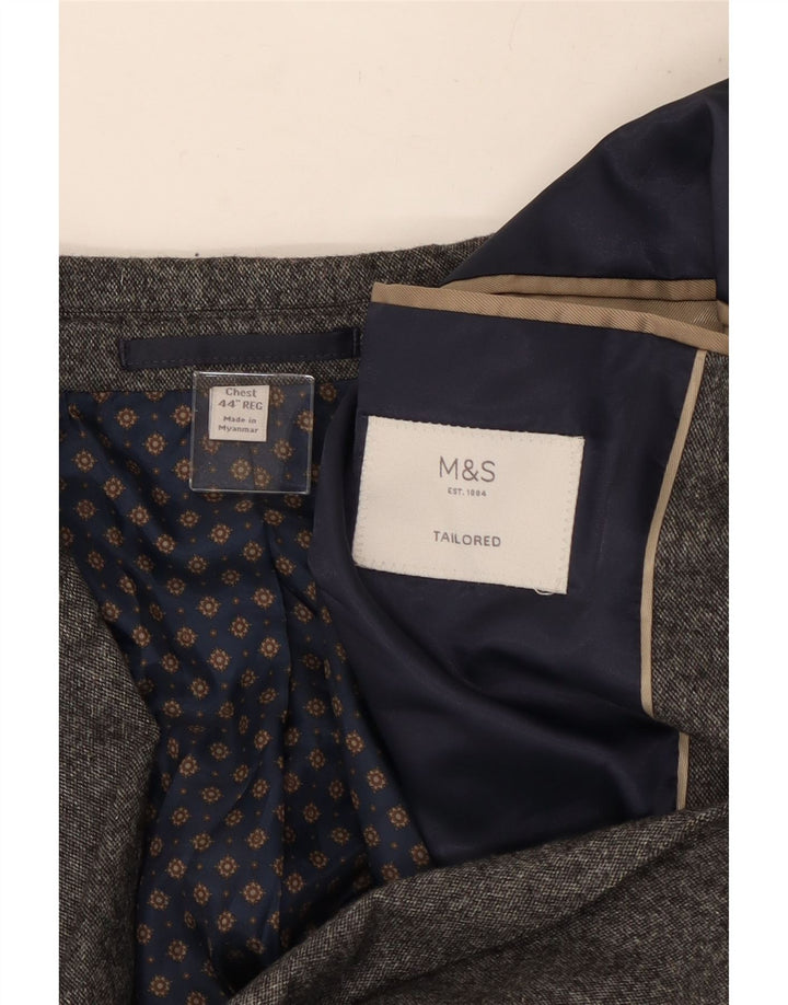 Marks & Spencer muška jakna sa 2 gumba UK 44 2XL siva vuna