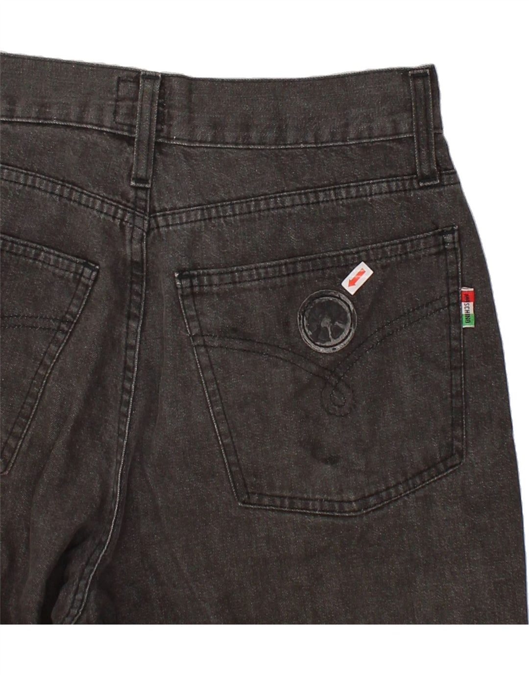 MOSCHINO Womens Tapered Jeans W32 L27  Grey Vintage Moschino and Second-Hand Moschino from Messina Hembry 