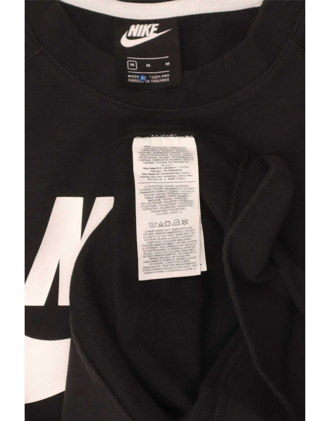 Nike muška trenirka s grafičkim motivima Srednji crni pamuk