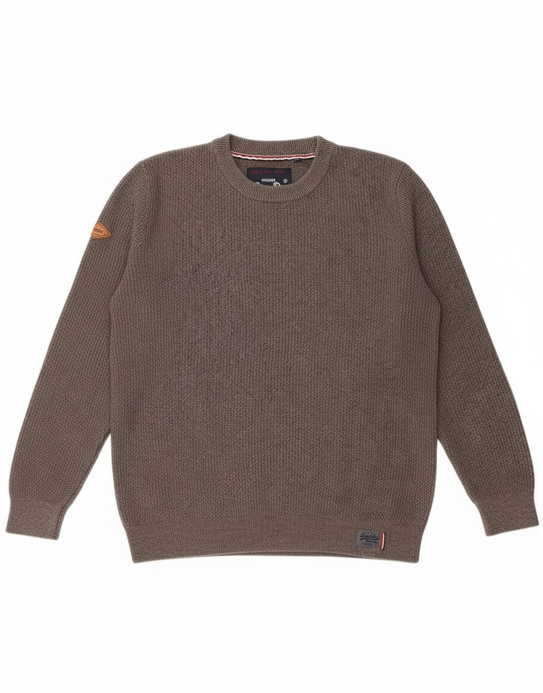 Superdry muški džemper s okruglim izrezom 2XL sivi pamuk