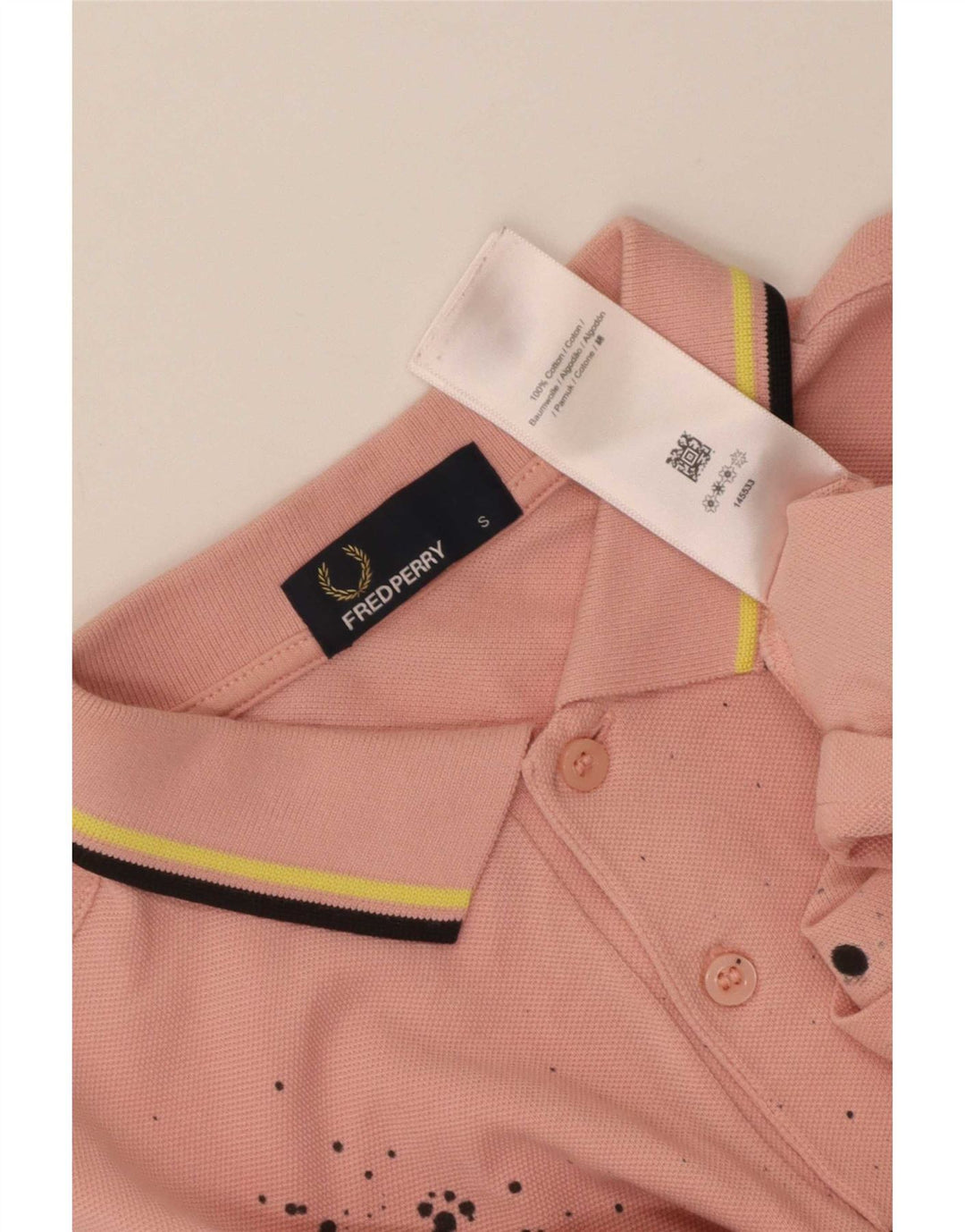 Fred Perry muška polo majica mala ružičasta pamuk s kravatom