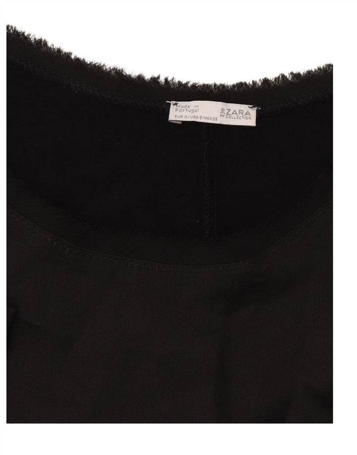 ZARA Womens Basic Dress UK 10 Small Black