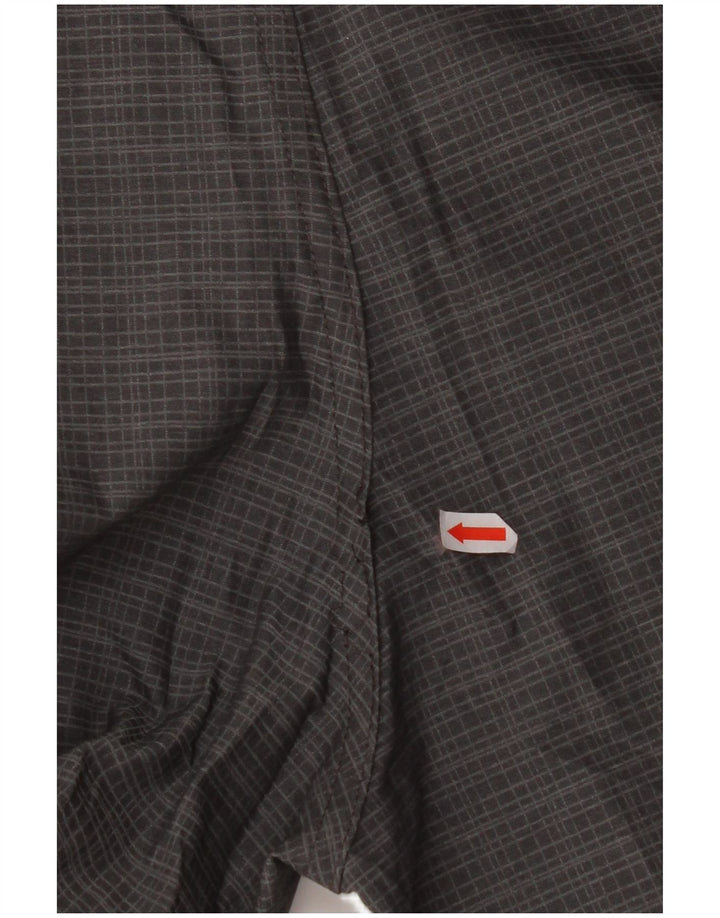 QUIKSILVER Muške chino kratke hlače W40 XL sivi karirani poliamid