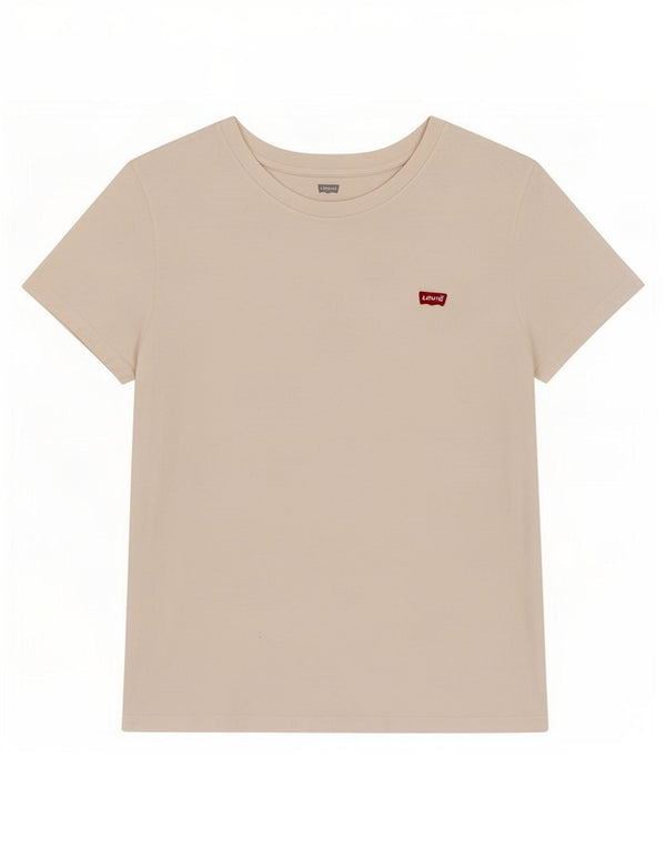 Levi's ženska majica kratkih rukava UK 12 Srednje bijeli pamuk
