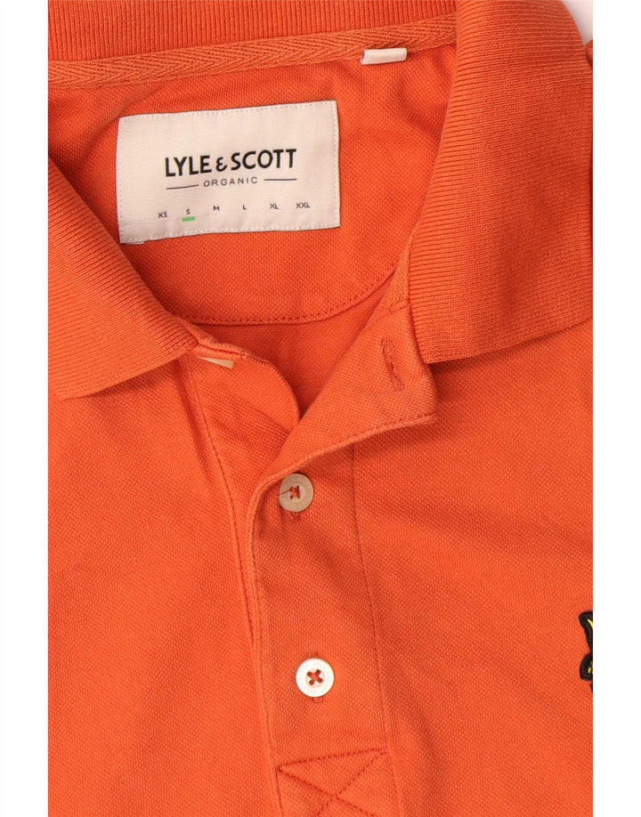 Lyle & Scott muška polo majica Mala narančasta pamuk