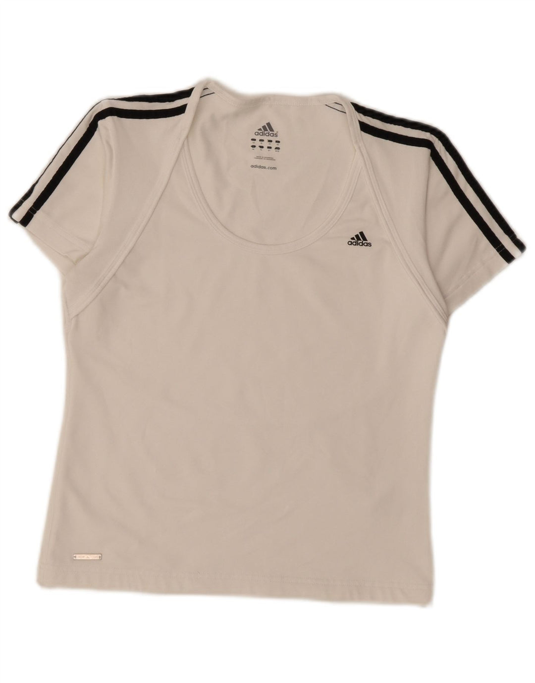 Adidas ženska majica kratkih rukava Climacool UK 14 srednji bijeli poliester
