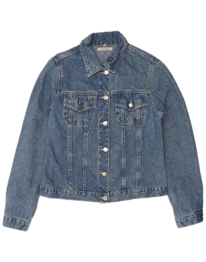 Gaudi ženska traper jakna UK 10 Small Blue Cotton