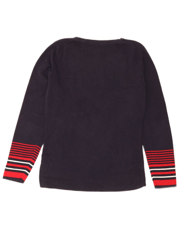 Tommy Hilfiger ženski džemper s okruglim izrezom UK 14 Veliki tamnoplavi