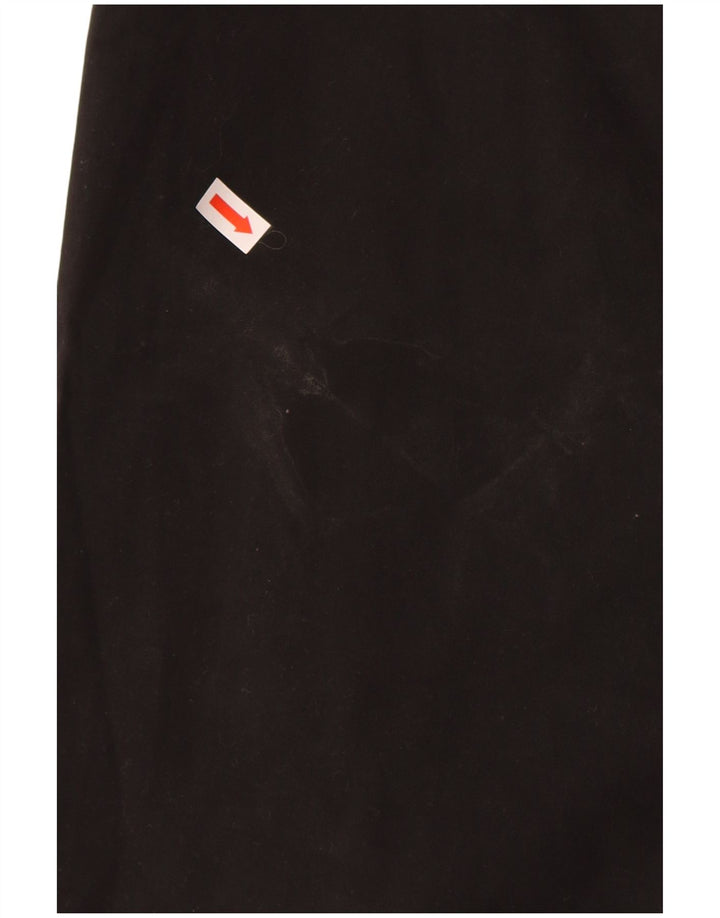 CALVIN KLEIN Muške ravne ležerne hlače W34 L30 crni pamuk