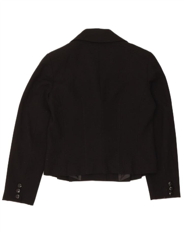Trussardi ženski sako sa 3 gumba IT 48 XL crni poliester