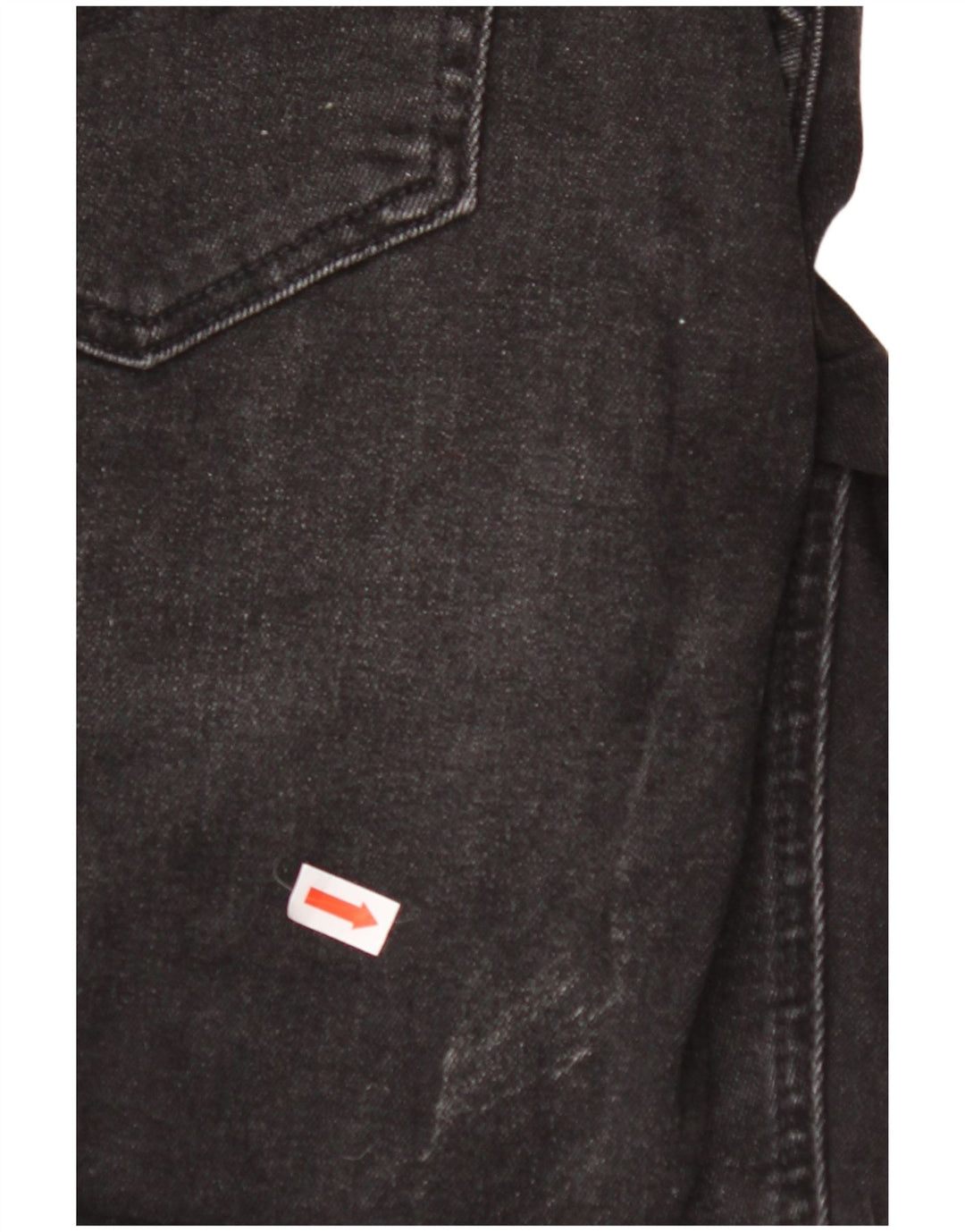 JACK & JONES Regular Regular Distressed Denim kratke hlače W30 Srednje crni pamuk