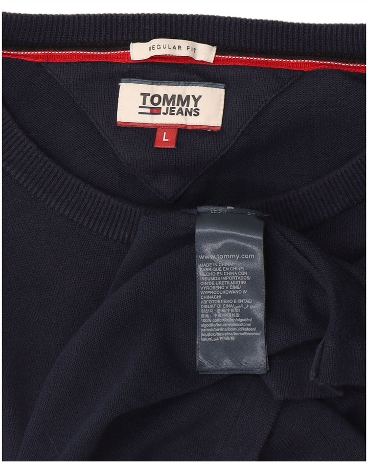 TOMMY HILFIGER Veliki muški džemper Regular Fit Graphic Sweatshirt tamnoplavi