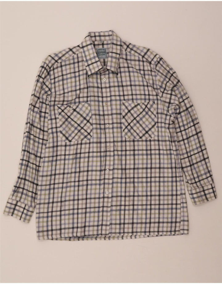 SLOBODAN STIL Muška košulja od flanela, veličina 41/42, veliki šareni pamuk