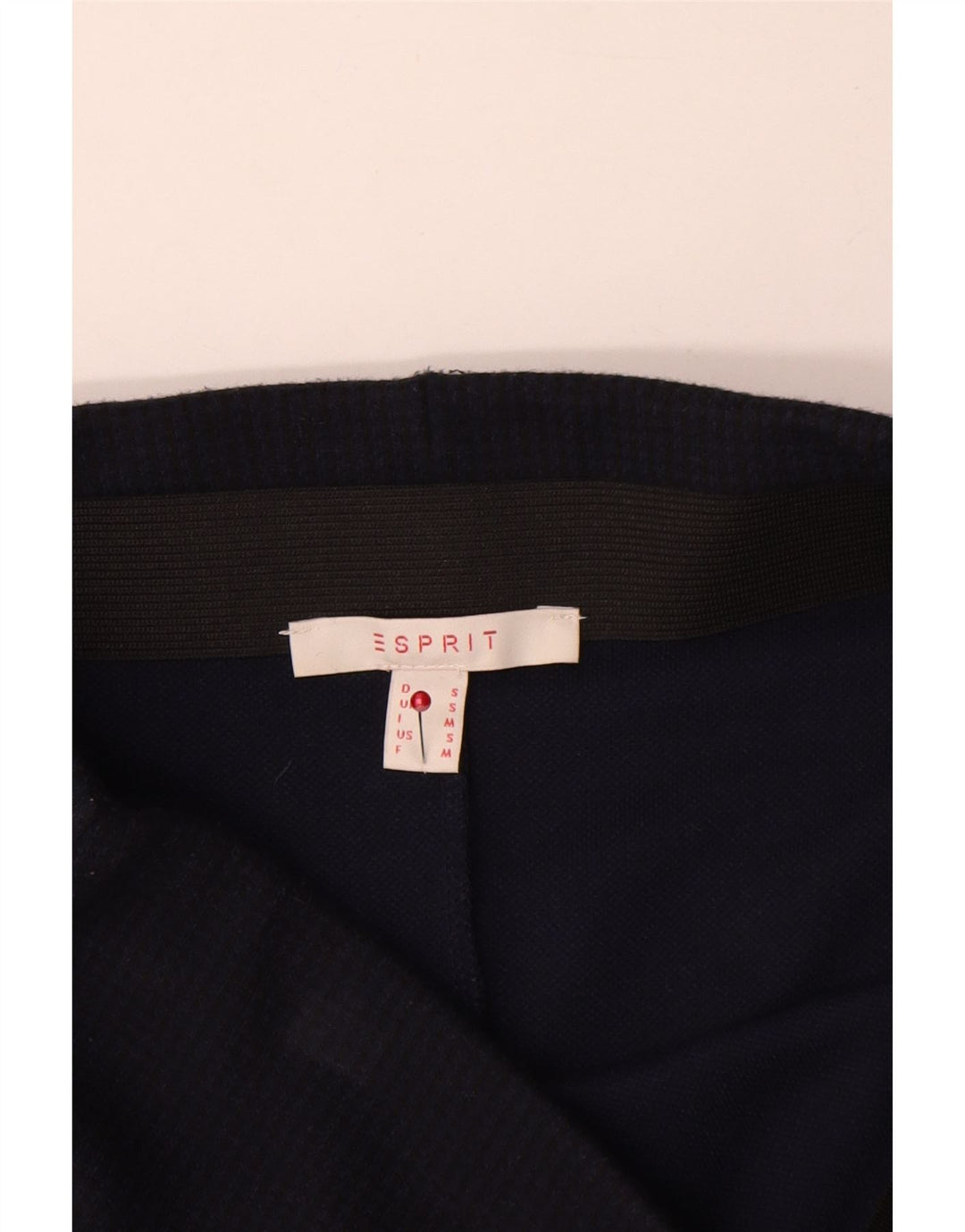Esprit ženska pencil suknja mala W27 mornarsko plava gingham poliester
