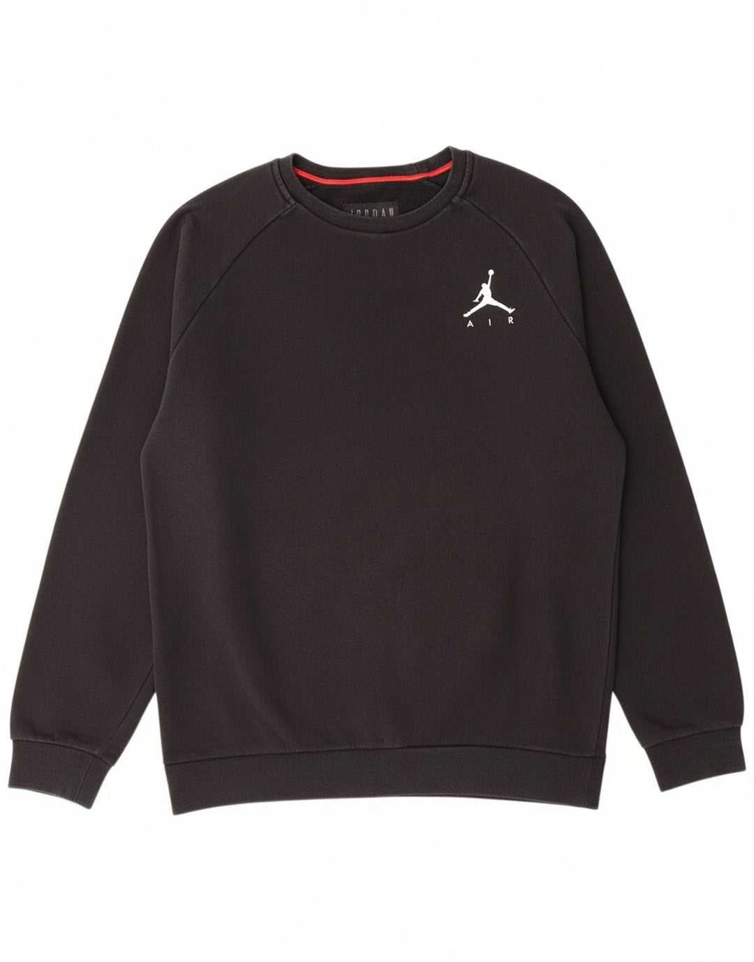 JORDAN Mens Sweatshirt Jumper Small Black Cotton