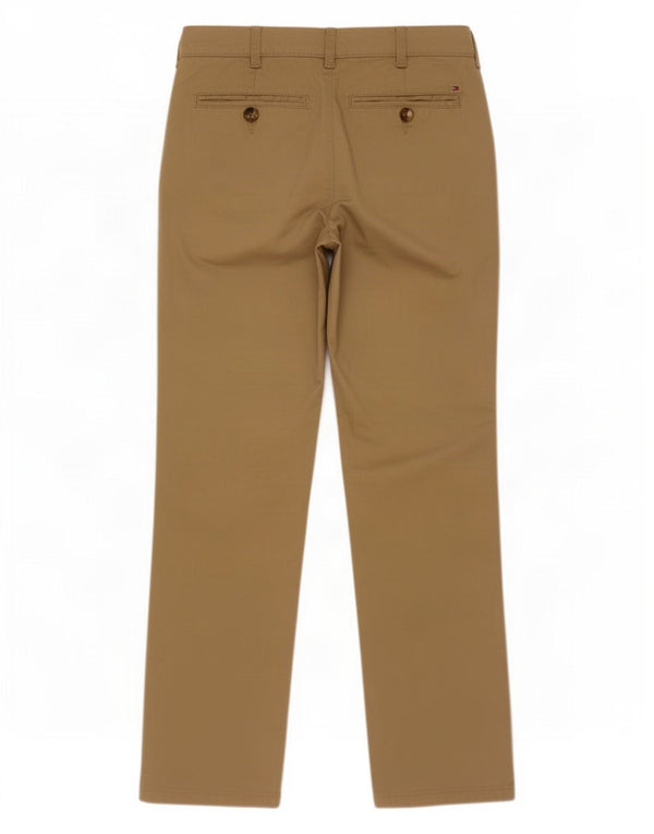 Tommy Hilfiger Ravne chino hlače za dječake 15-16 godina W32 L32 Bež