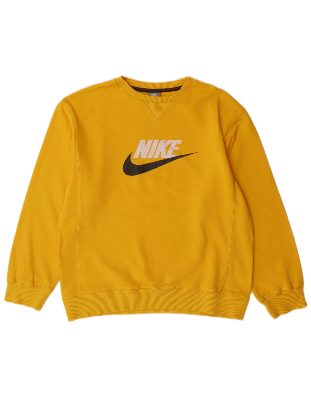Nike Boys Graphic Sweatshirt Džemper 12-13 godina veliki žuti pamuk