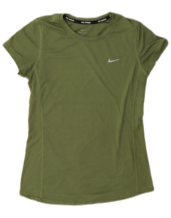 Nike Ženska majica kratkih rukava Dri Fit UK 10 Small Green