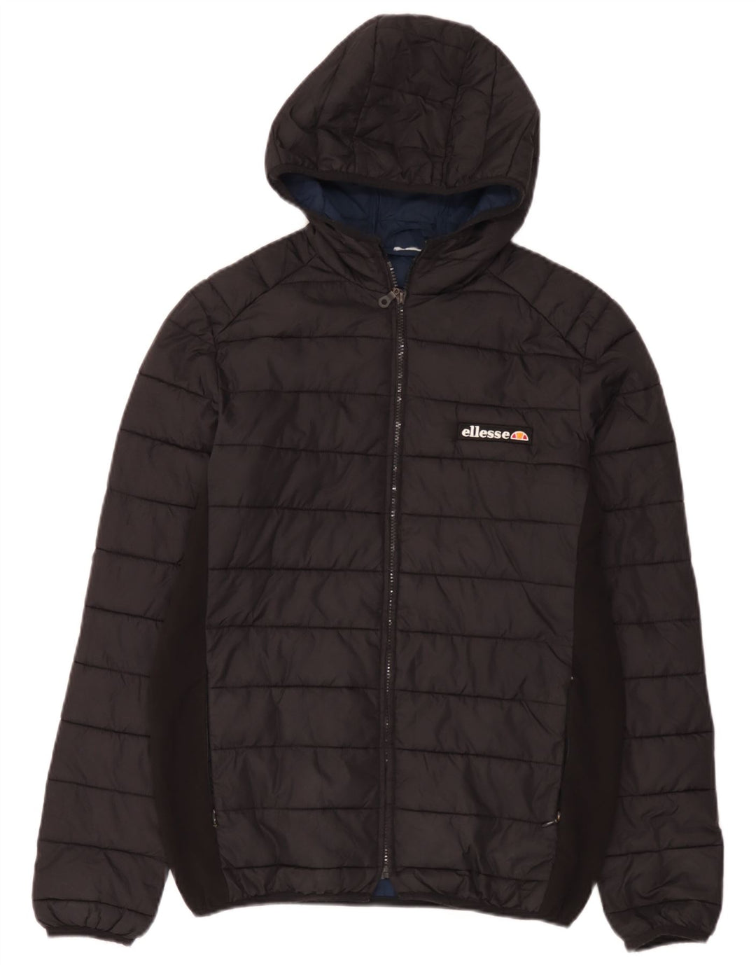 Ellesse muška podstavljena jakna s kapuljačom UK 36 Mala crna najlonska