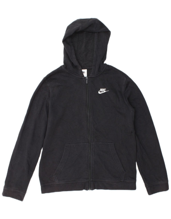 Nike Boys Zip pulover s kapuljačom 13-14 godina XL crni pamuk