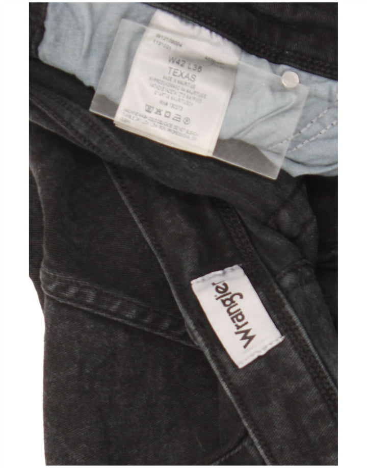 Wrangler muške Texas Straight traperice W42 L36 crne