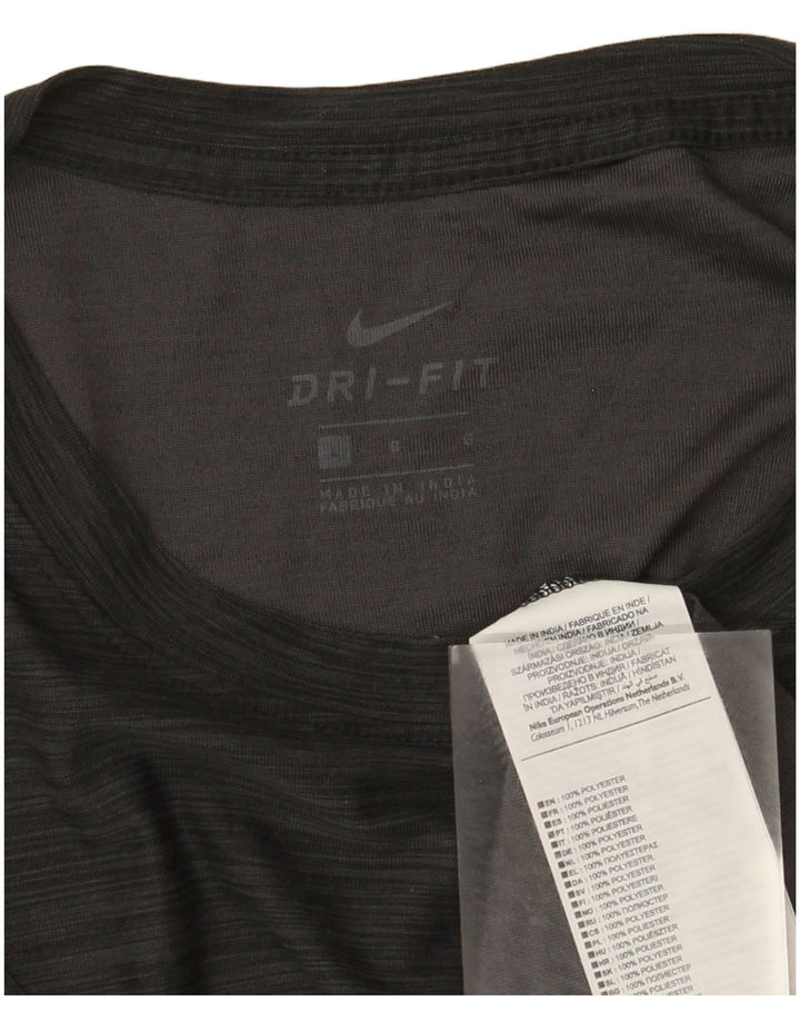 Nike Dri Fit majica kratkih rukava Veliki sivi flekasti poliester