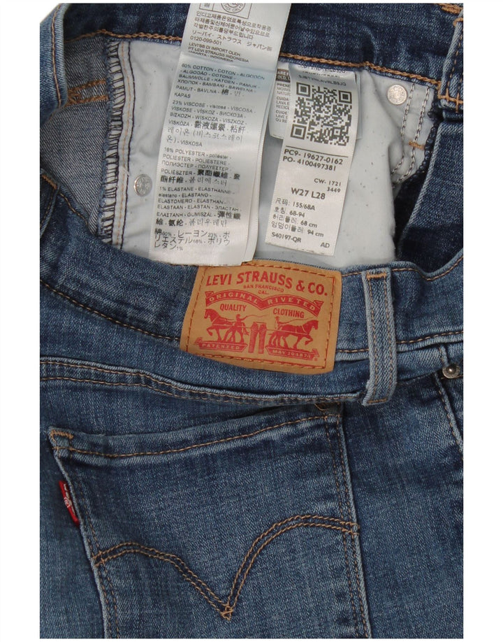 Levi's ženske 312 uske traperice W27 L28, plavi pamuk