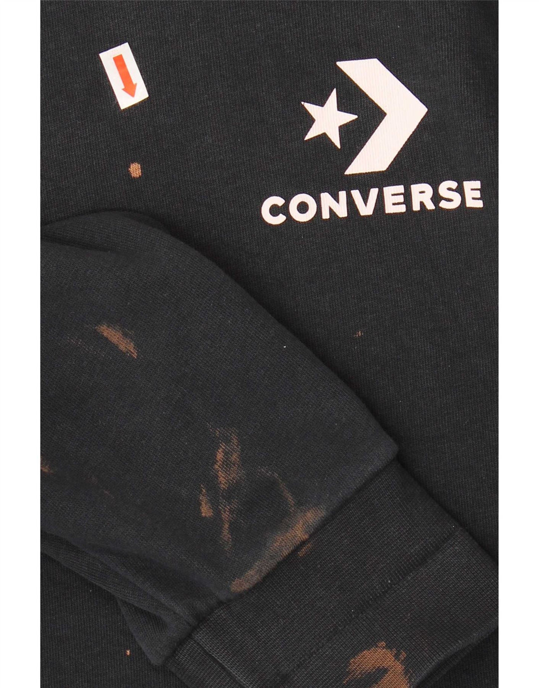 Converse muški džemperi srednji crni pamuk