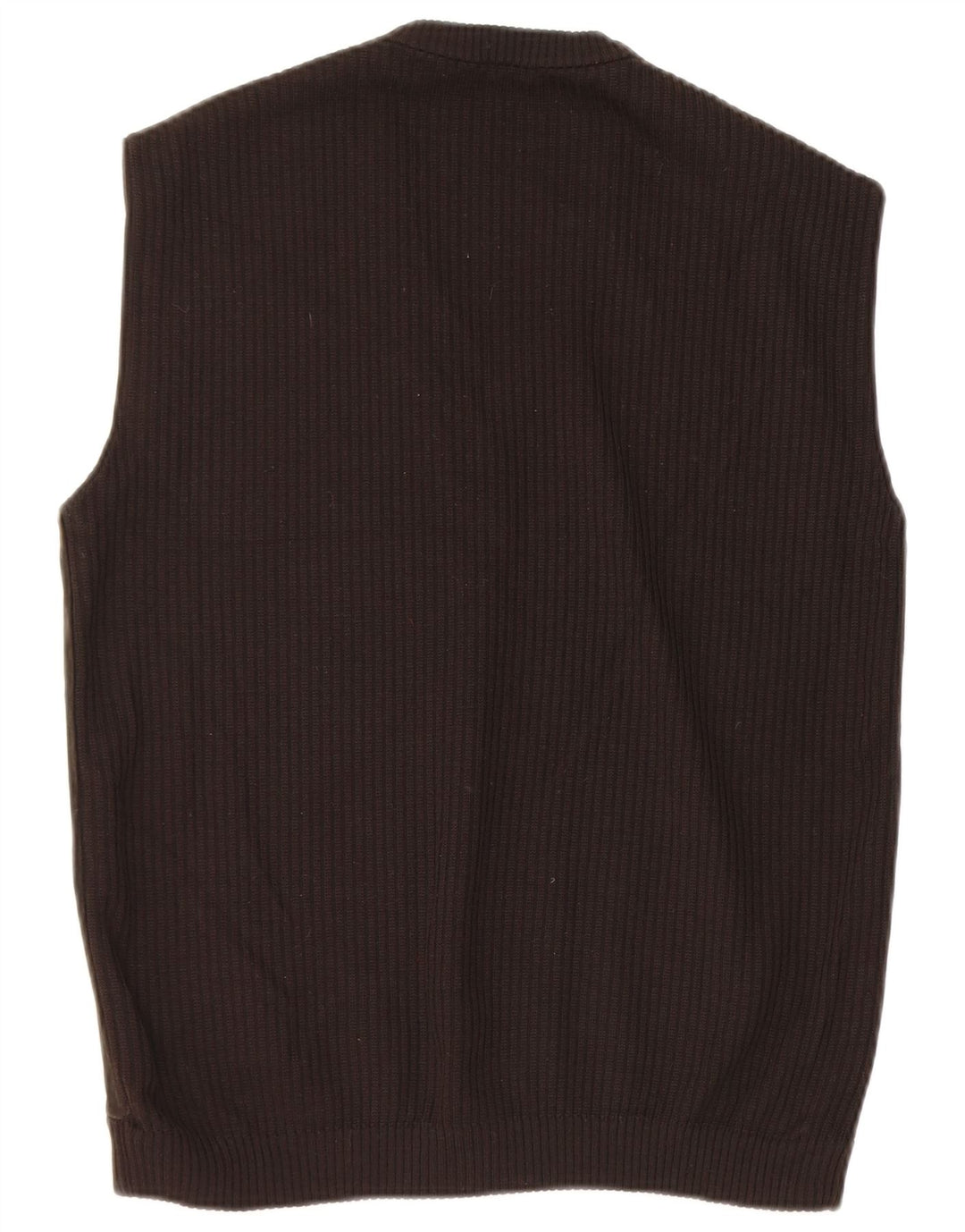 Vintage muški prsluk od brušene kože IT 48 Small Brown