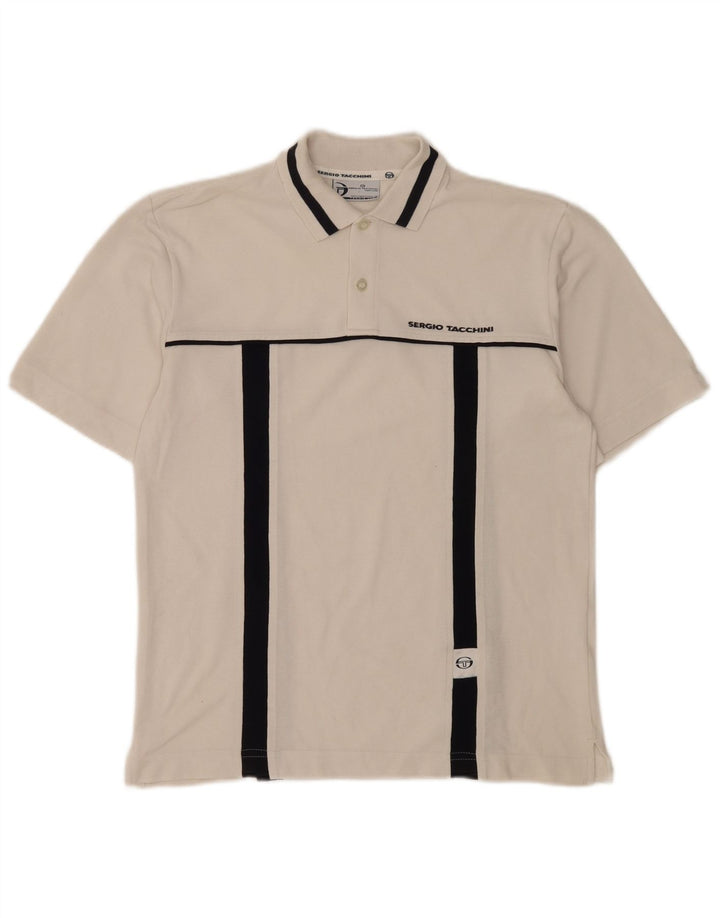 Sergio Tacchini muška polo majica Mala bijela pamuk u boji