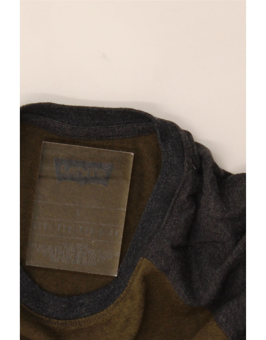 LEVI'S Mens T-Shirt Top Large Brown Colourblock Vintage Levi's and Second-Hand Levi's from Messina Hembry 