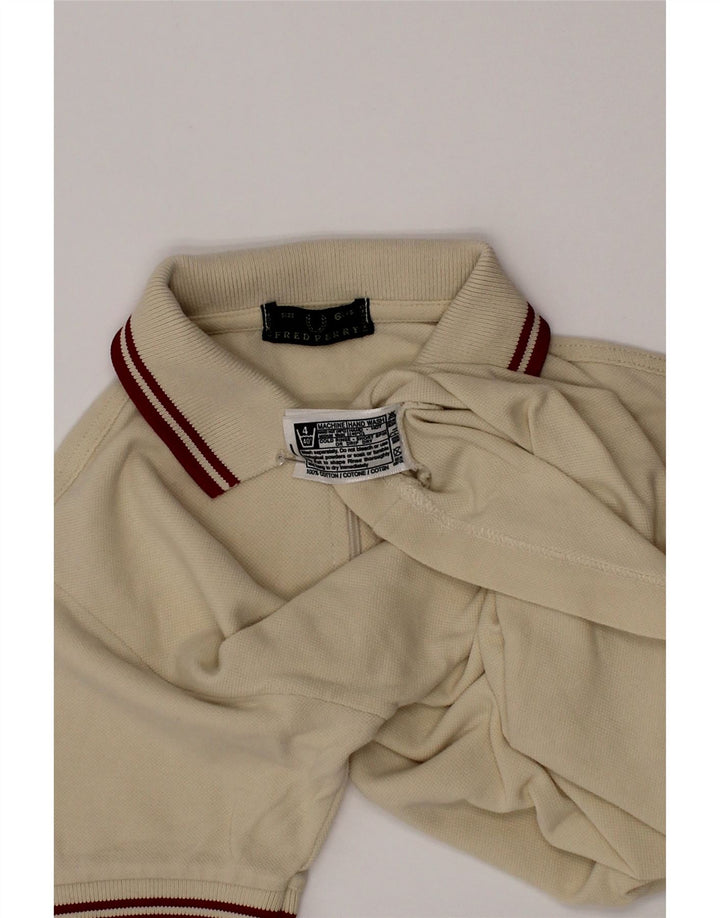 Fred Perry polo majica za dječake 5-6 godina, žuti pamuk