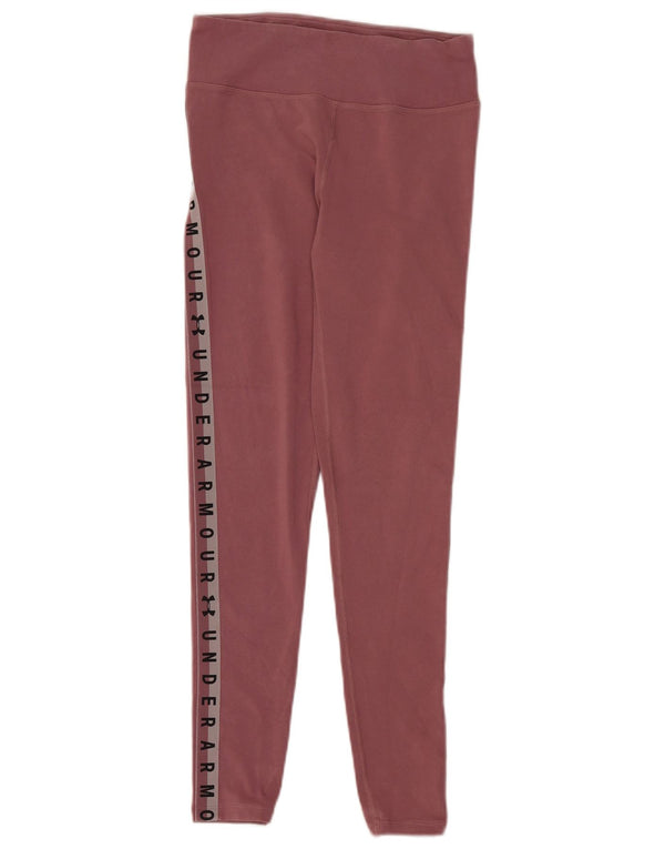 Ženske tajice Under Armour Heat Gear UK 10 Small Pink Colourblock