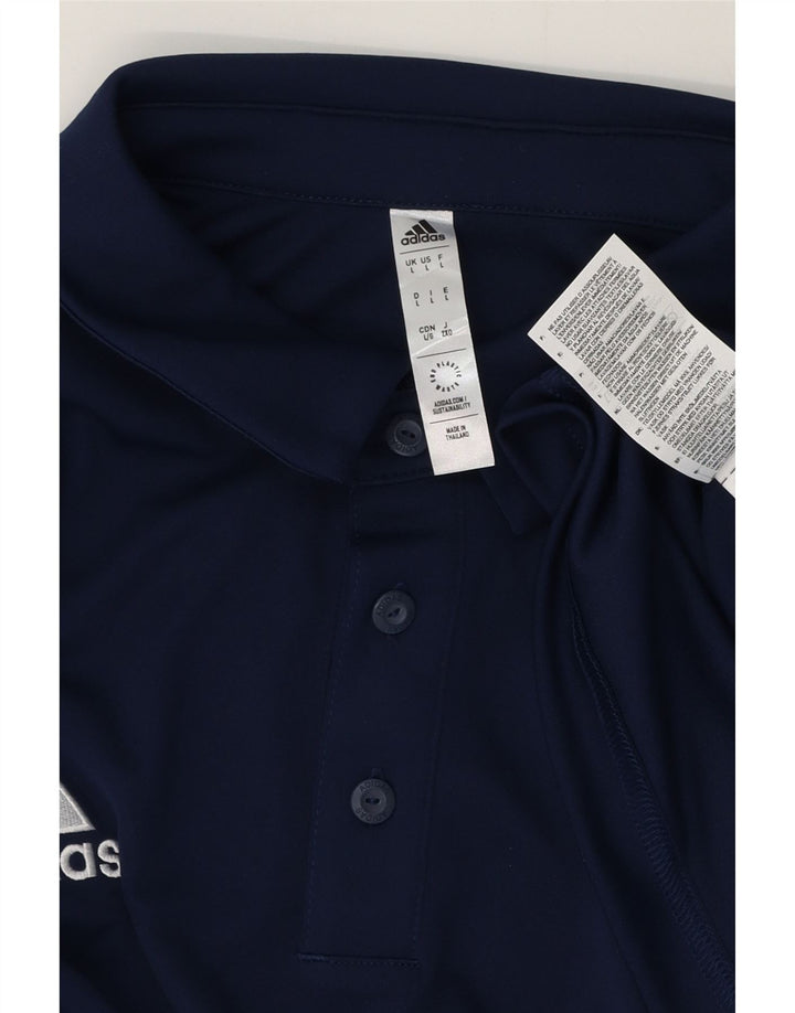 Adidas muška Aeroready polo majica velika tamnoplava poliester