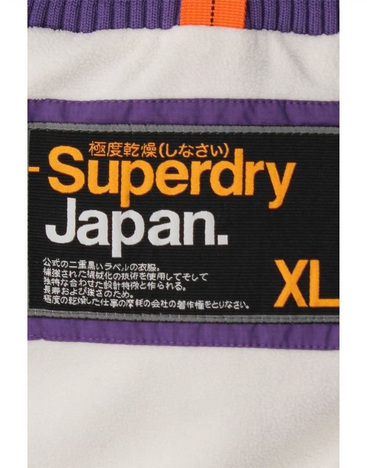 SUPERDRY ženska vjetrovka s kapuljačom UK 18 XL ljubičasta najlonska
