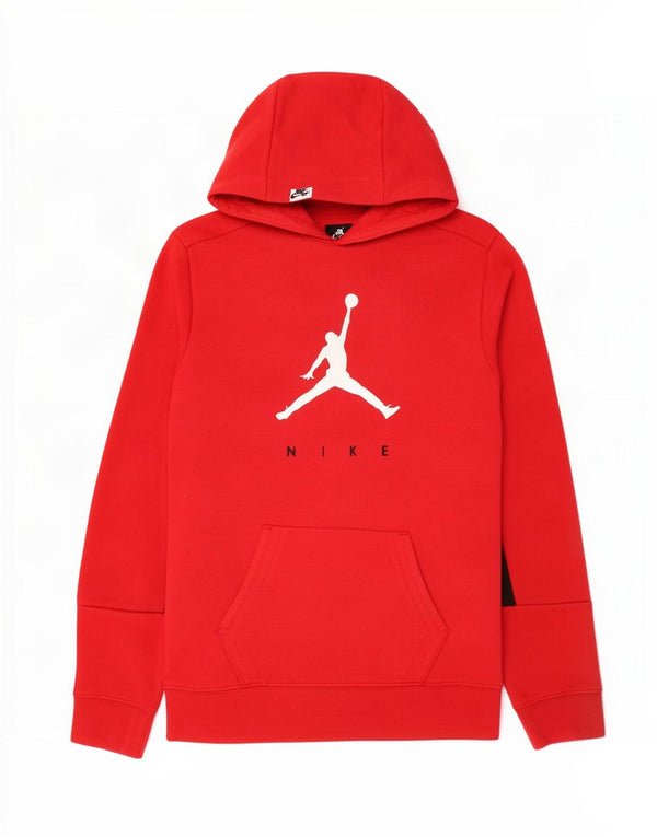 Jordan Boys Graphic Hoodie Džemper 13-14 godina XL, crveni pamuk