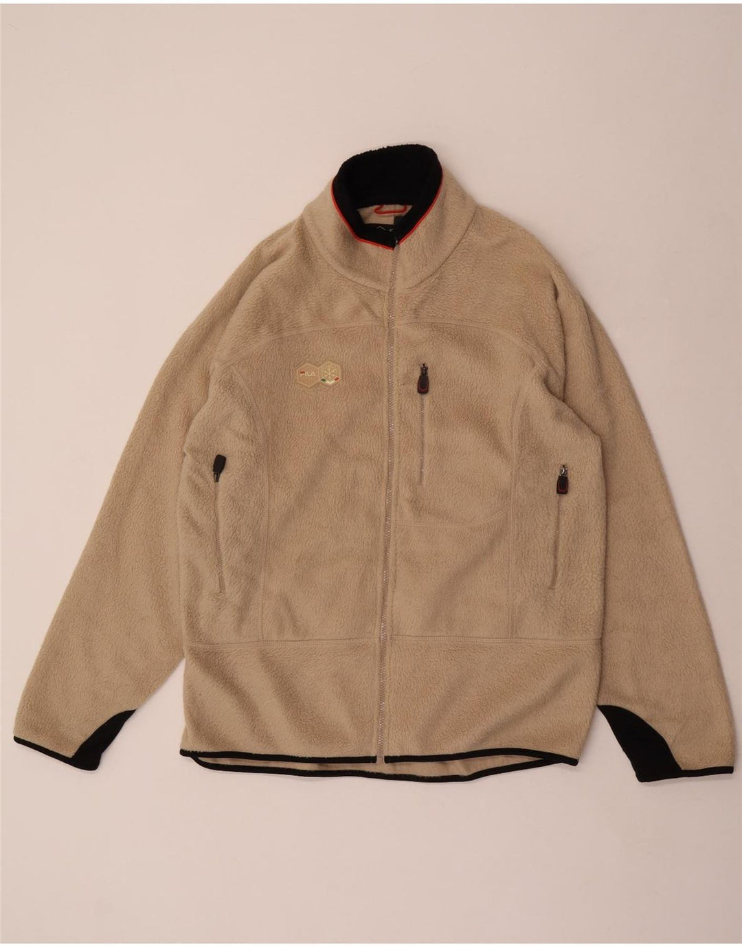 Fila muška jakna od flisa UK 44 2XL bež poliester
